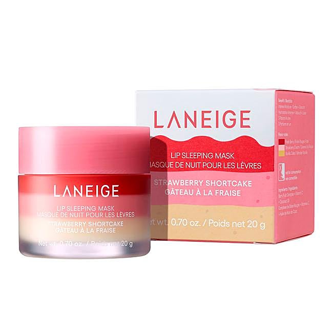 Mascarilla labial nocturna Laneige.